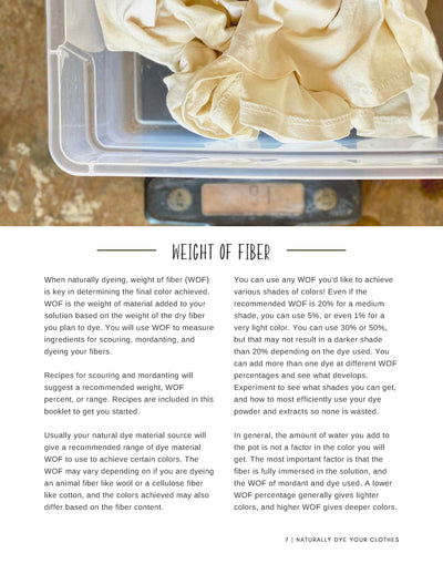 Naturally Dye Your Clothes